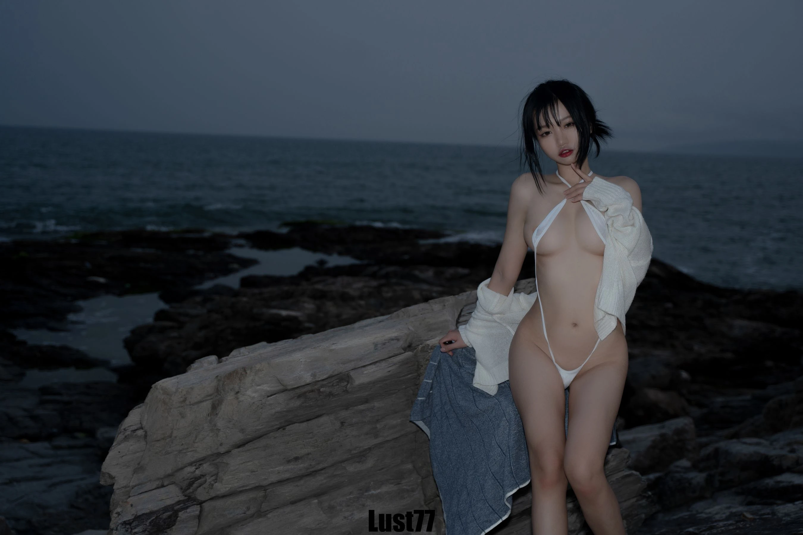 模特時尚自然光寫真 – 雪景優雅風格展現典藏 - 46