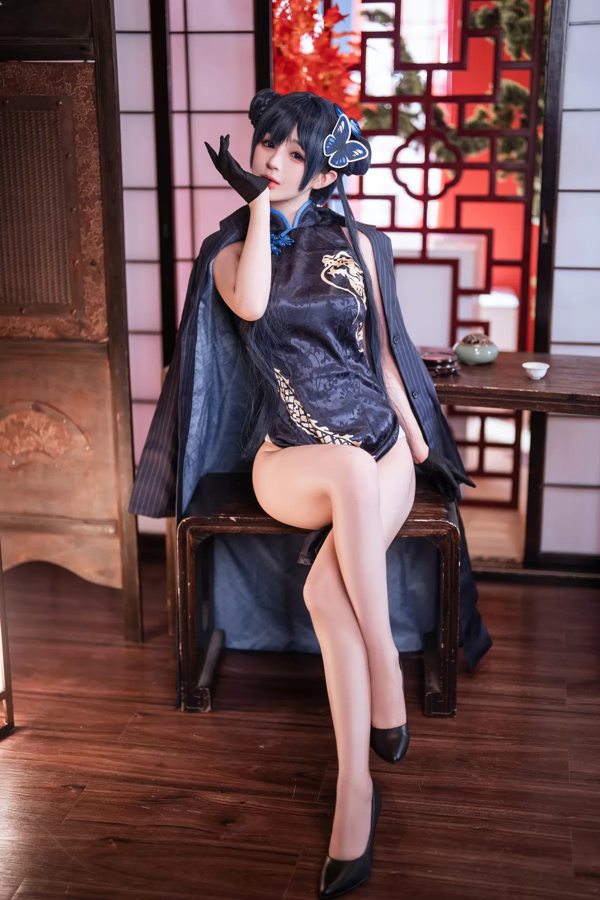 模特清純山景寫真 – 冬季神秘風格展現珍藏 - 1