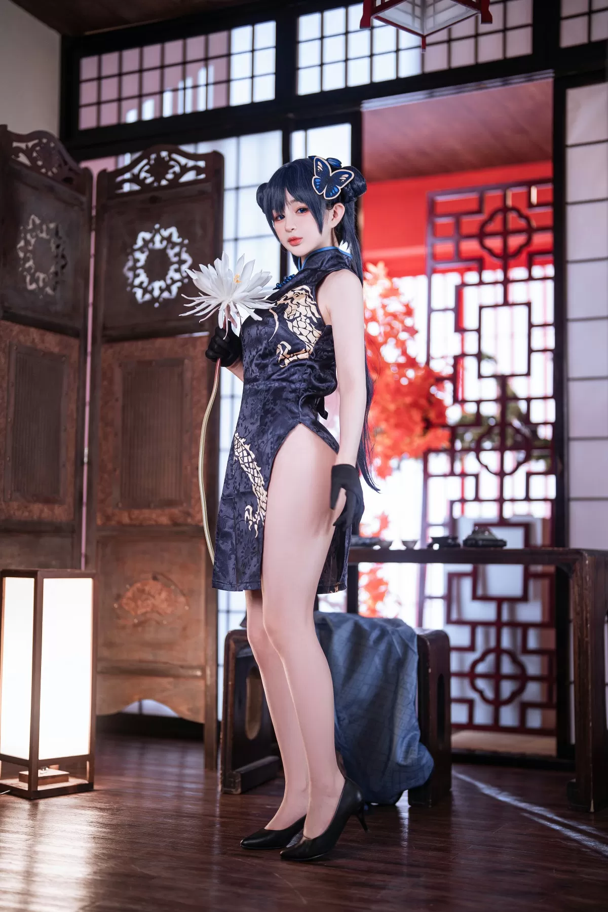 模特清純山景寫真 – 冬季神秘風格展現珍藏 - 12