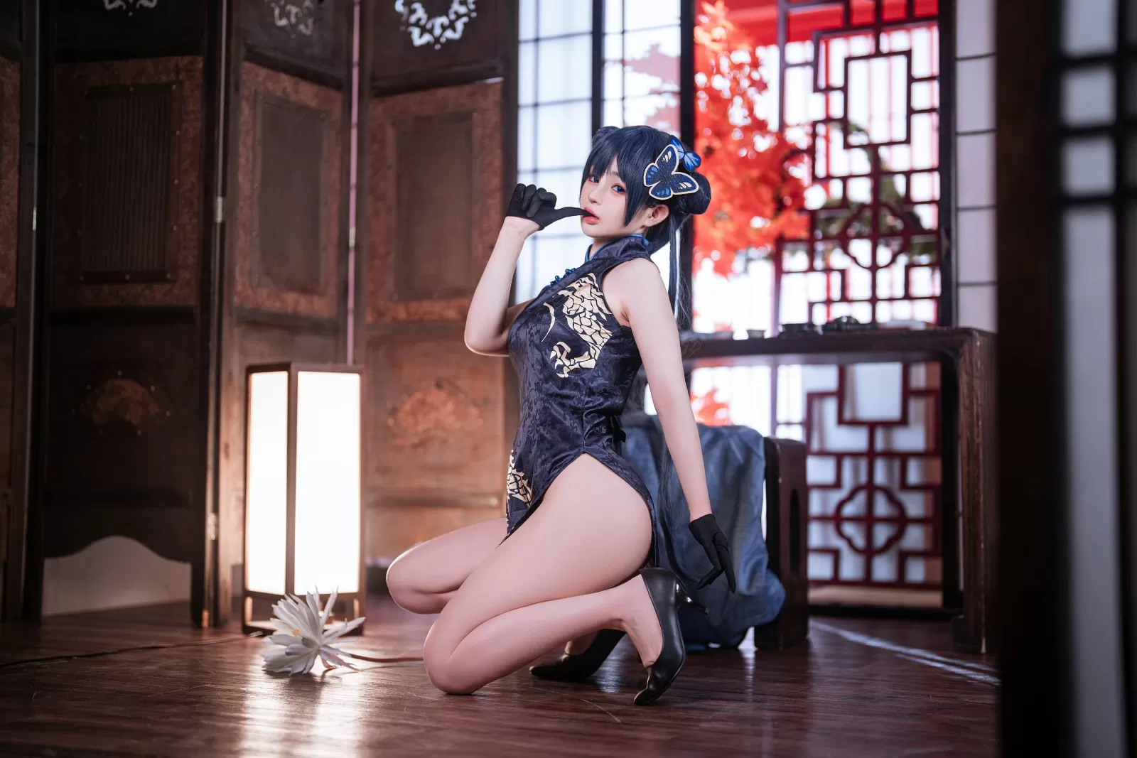 模特清純山景寫真 – 冬季神秘風格展現珍藏 - 14