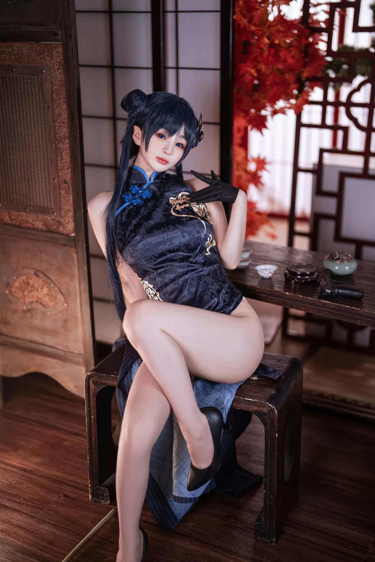 模特清純山景寫真 – 冬季神秘風格展現珍藏 - 19