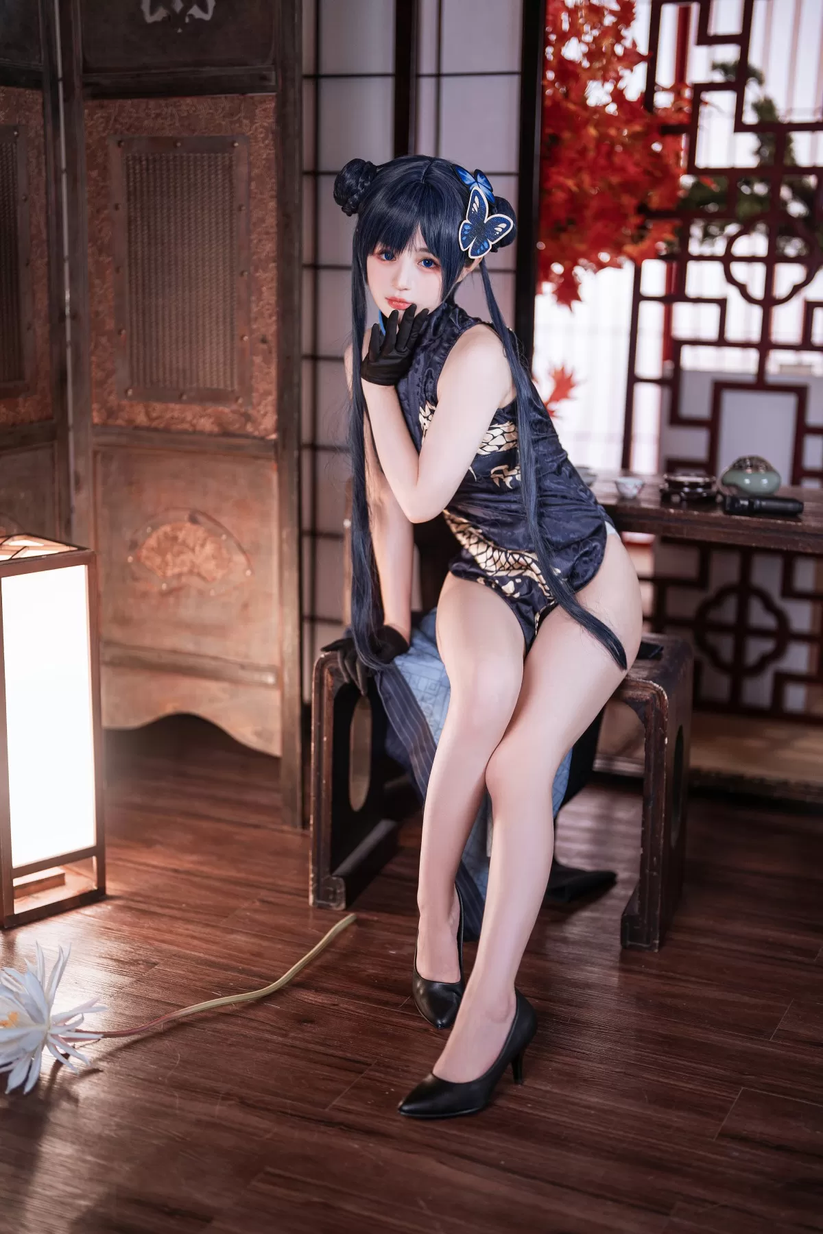 模特清純山景寫真 – 冬季神秘風格展現珍藏 - 20