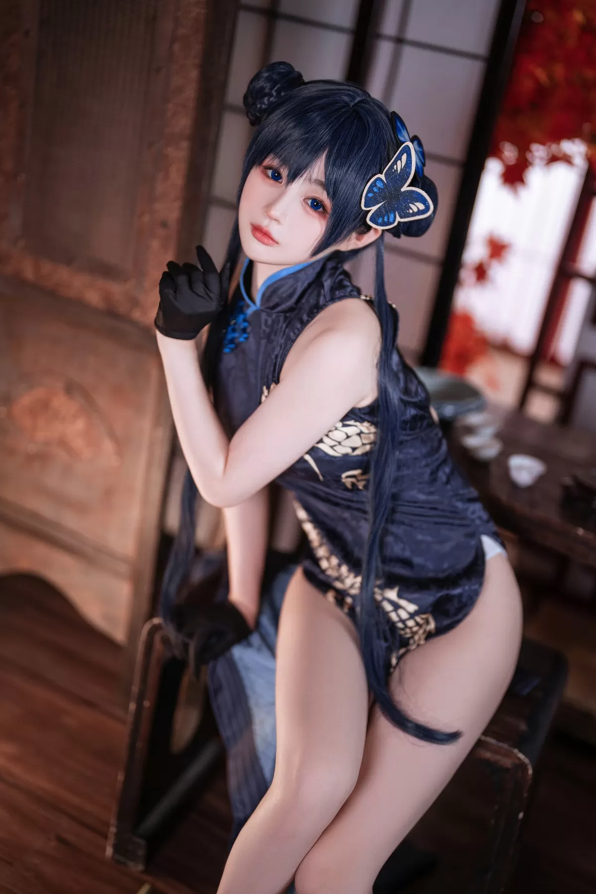 模特清純山景寫真 – 冬季神秘風格展現珍藏 - 21