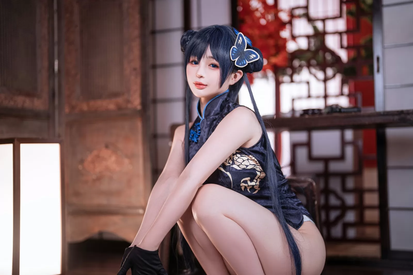 模特清純山景寫真 – 冬季神秘風格展現珍藏 - 23