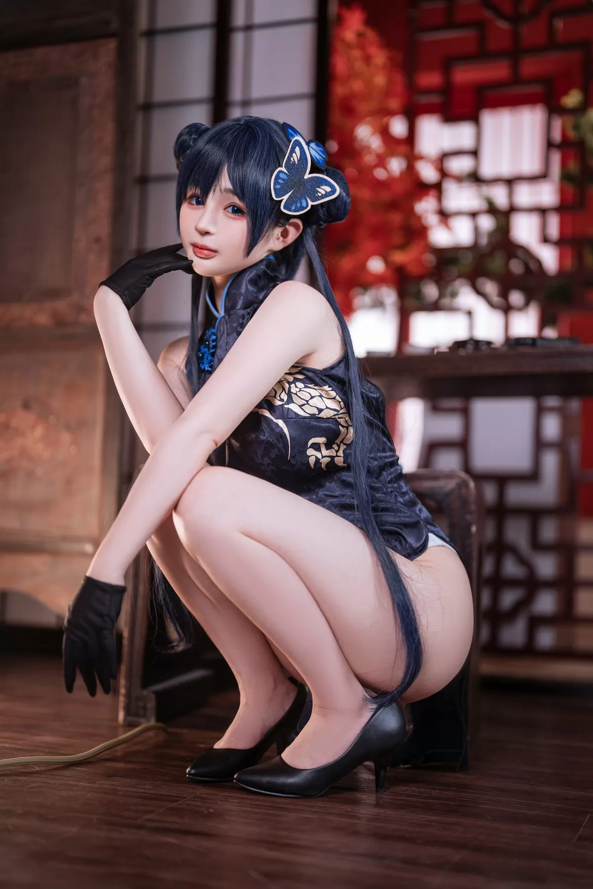 模特清純山景寫真 – 冬季神秘風格展現珍藏 - 24