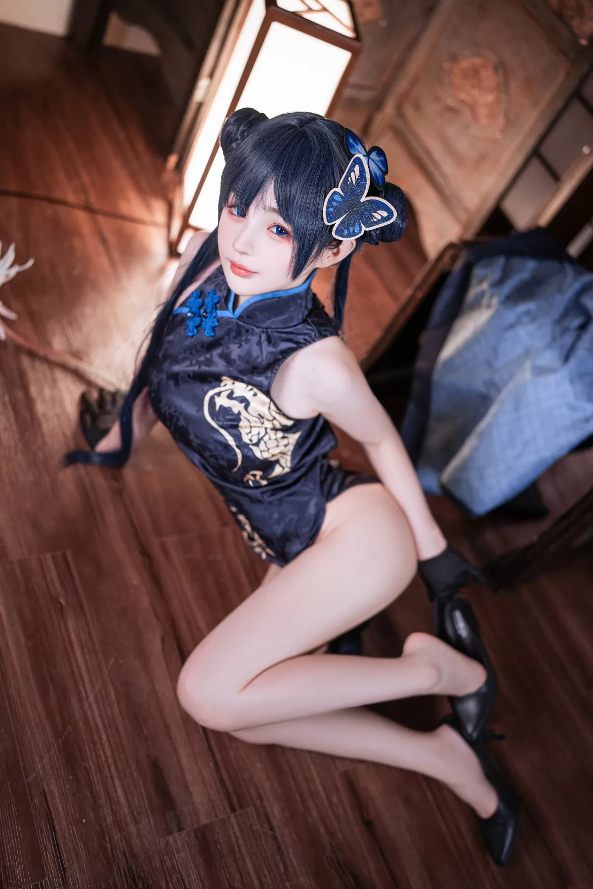 模特清純山景寫真 – 冬季神秘風格展現珍藏 - 33