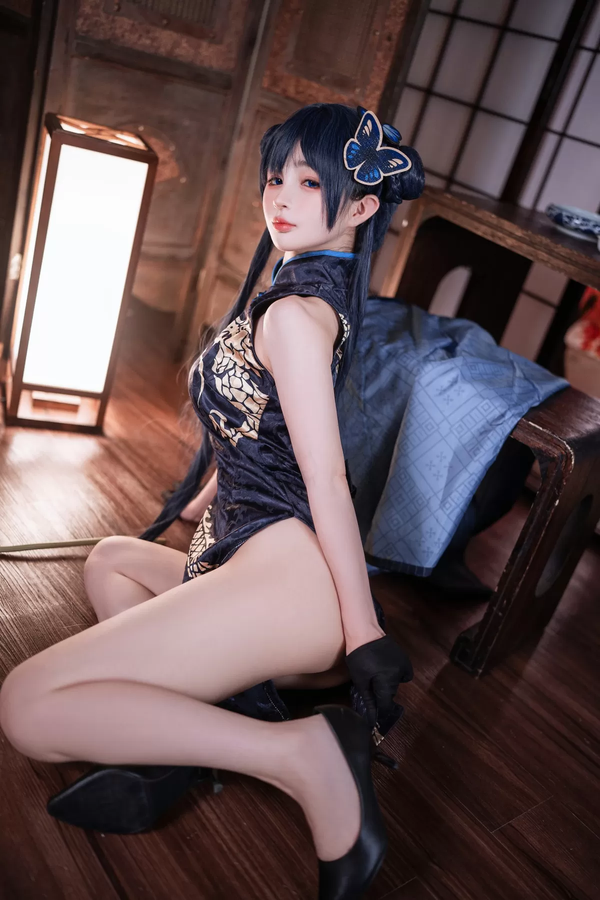 模特清純山景寫真 – 冬季神秘風格展現珍藏 - 36