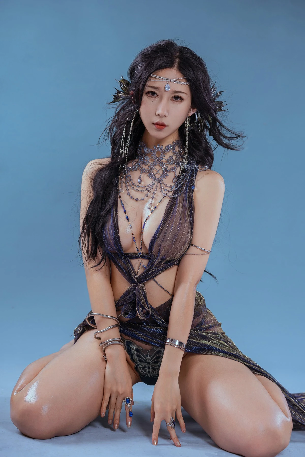 夏日限定校花火辣寫真集 – 攝影棚神秘瞬間捕捉獨家 - 12