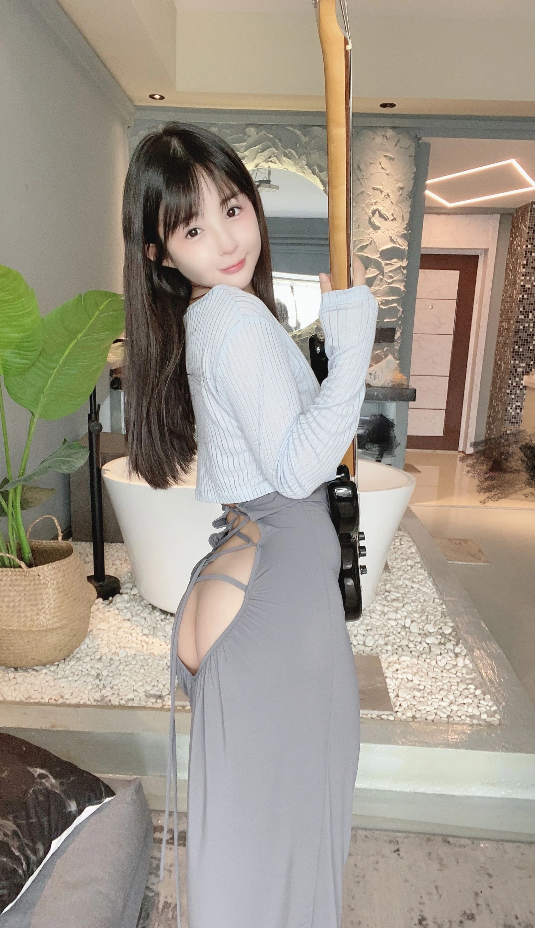 主播活潑海邊寫真 – 夏日靜謐風格展現精選 - 31