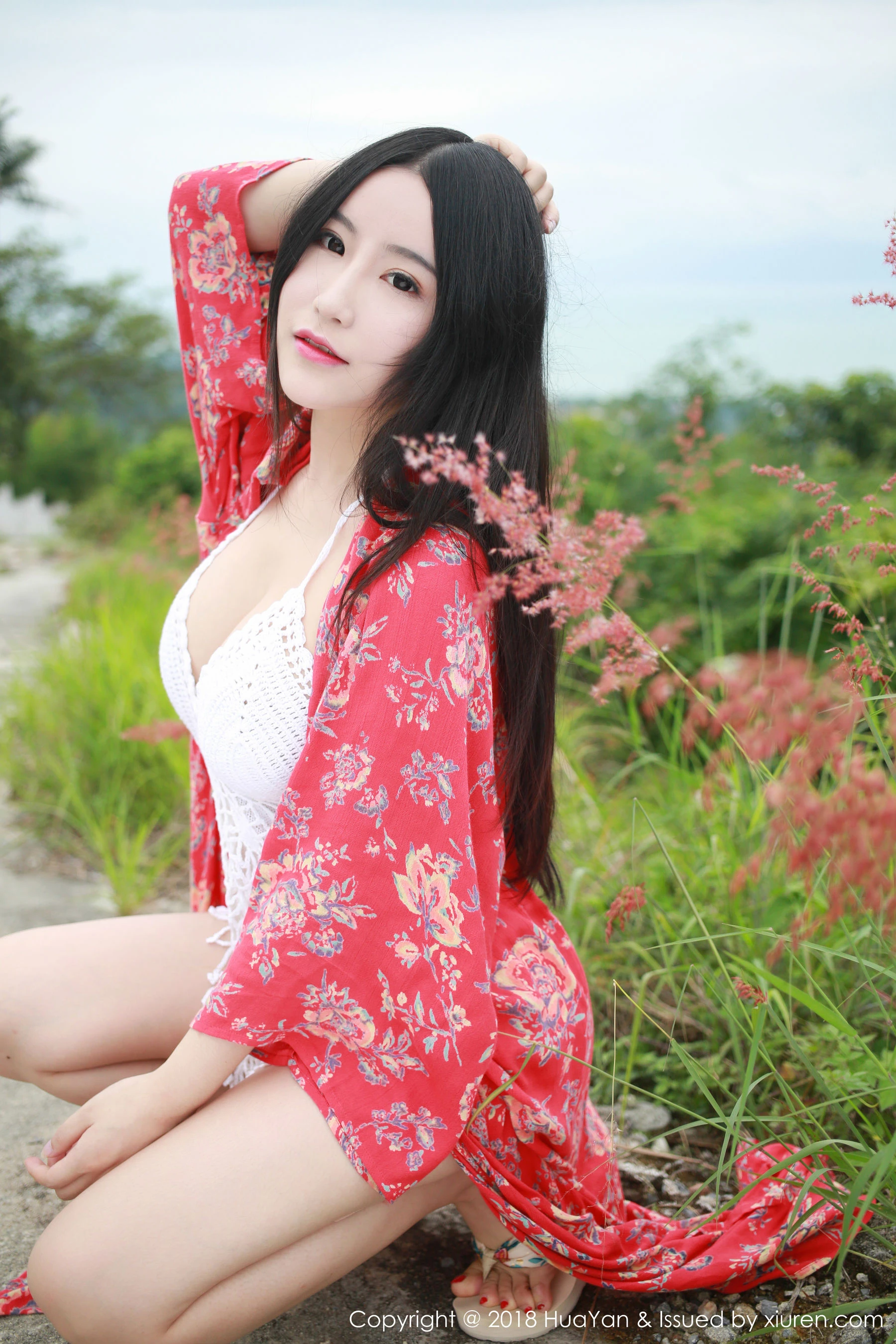 俏皮時刻嫩模戶外寫真 – 夏季甜美風採再現限量 - 14