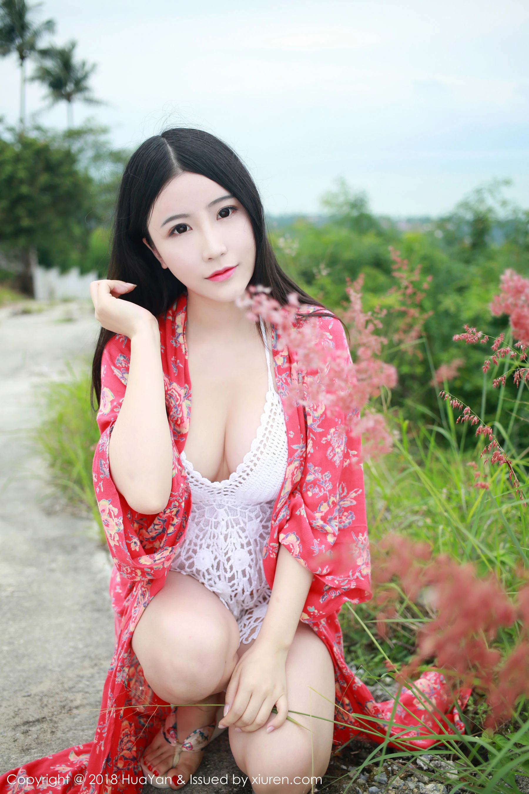 俏皮時刻嫩模戶外寫真 – 夏季甜美風採再現限量 - 2
