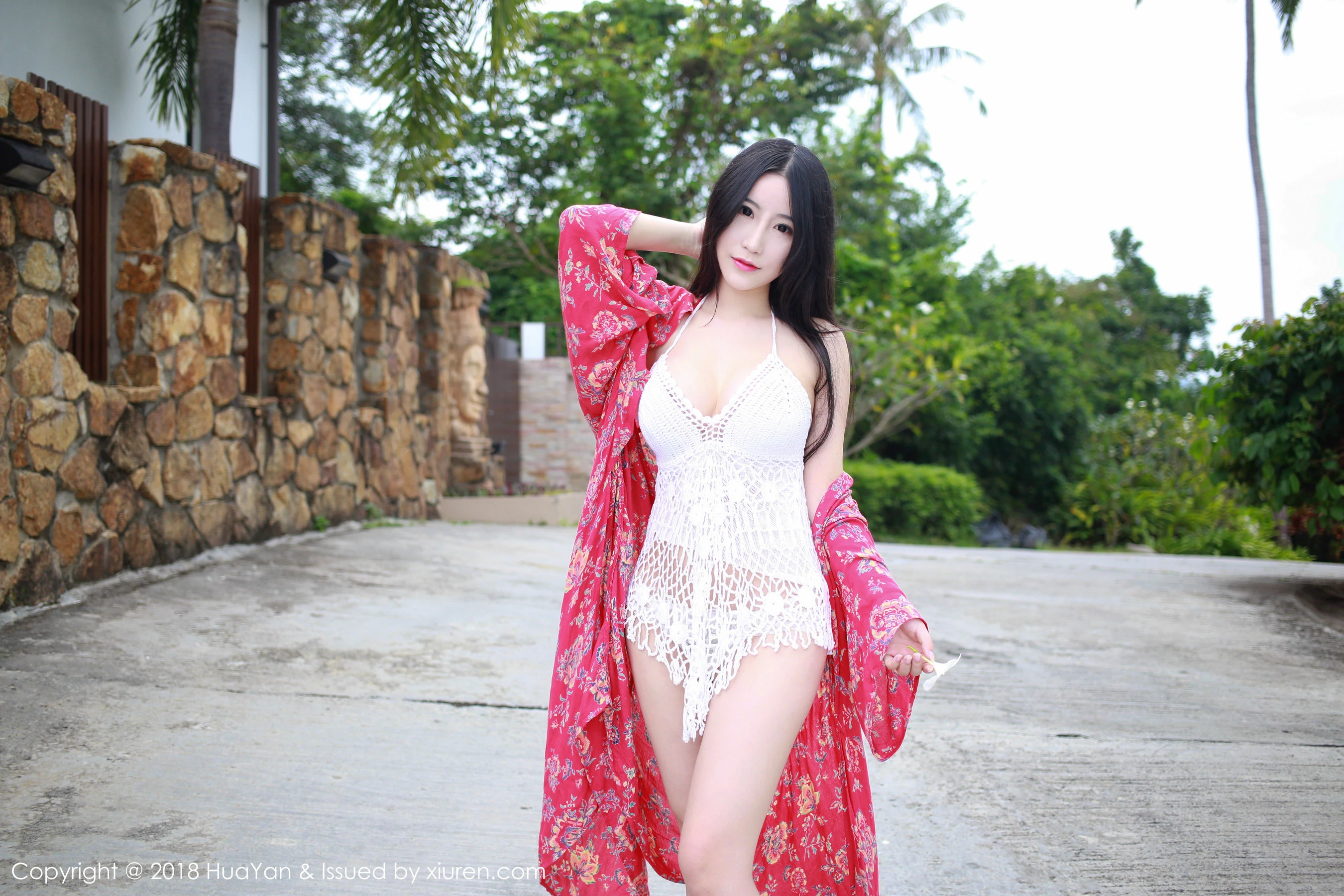 俏皮時刻嫩模戶外寫真 – 夏季甜美風採再現限量 - 39