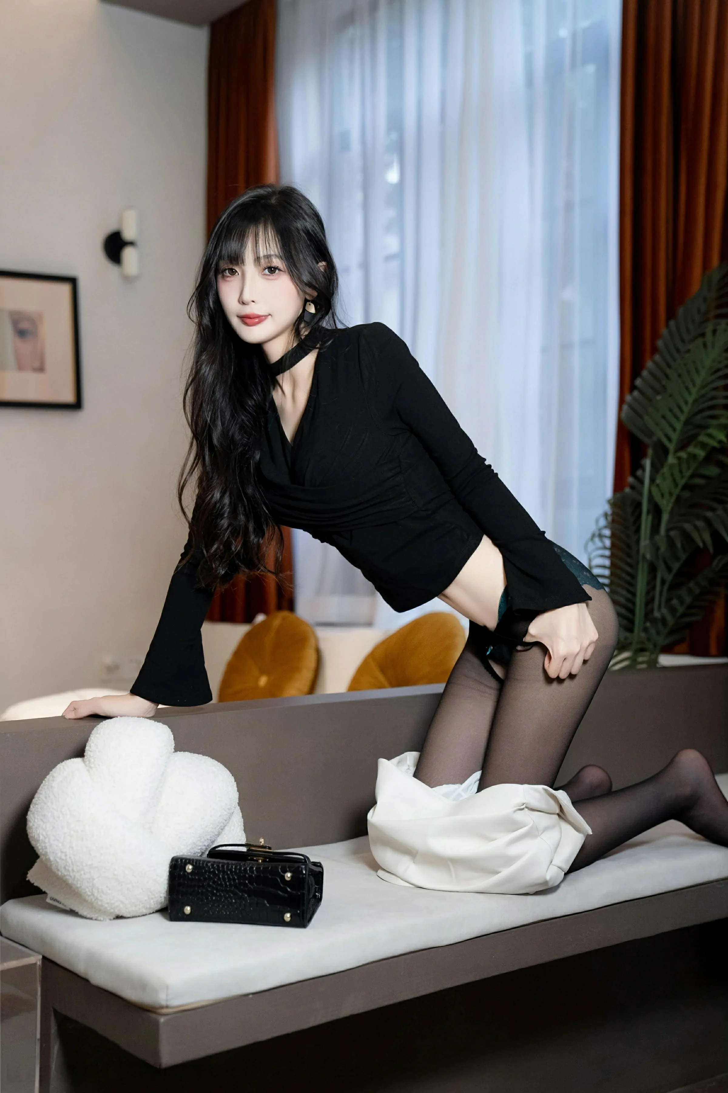 DJ火辣室內寫真 – 秋季溫柔風格展現限量 - 46