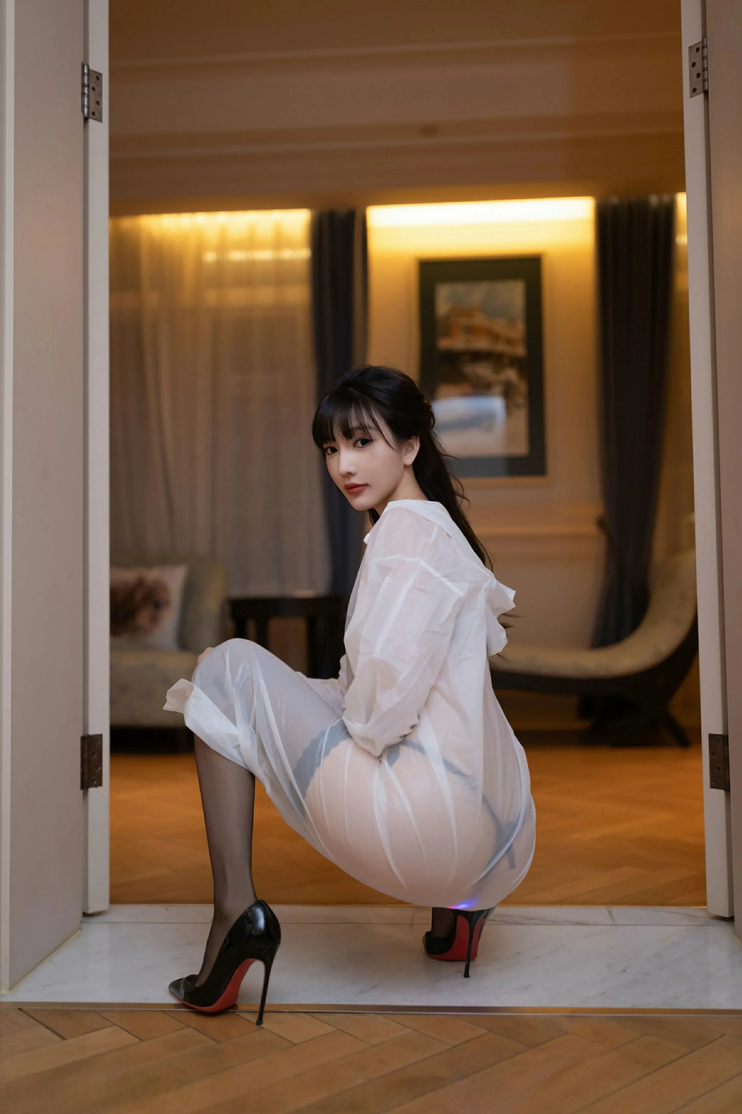 苗慄傍晚DJ美照 – 清純魅力街拍實錄限量 - 8