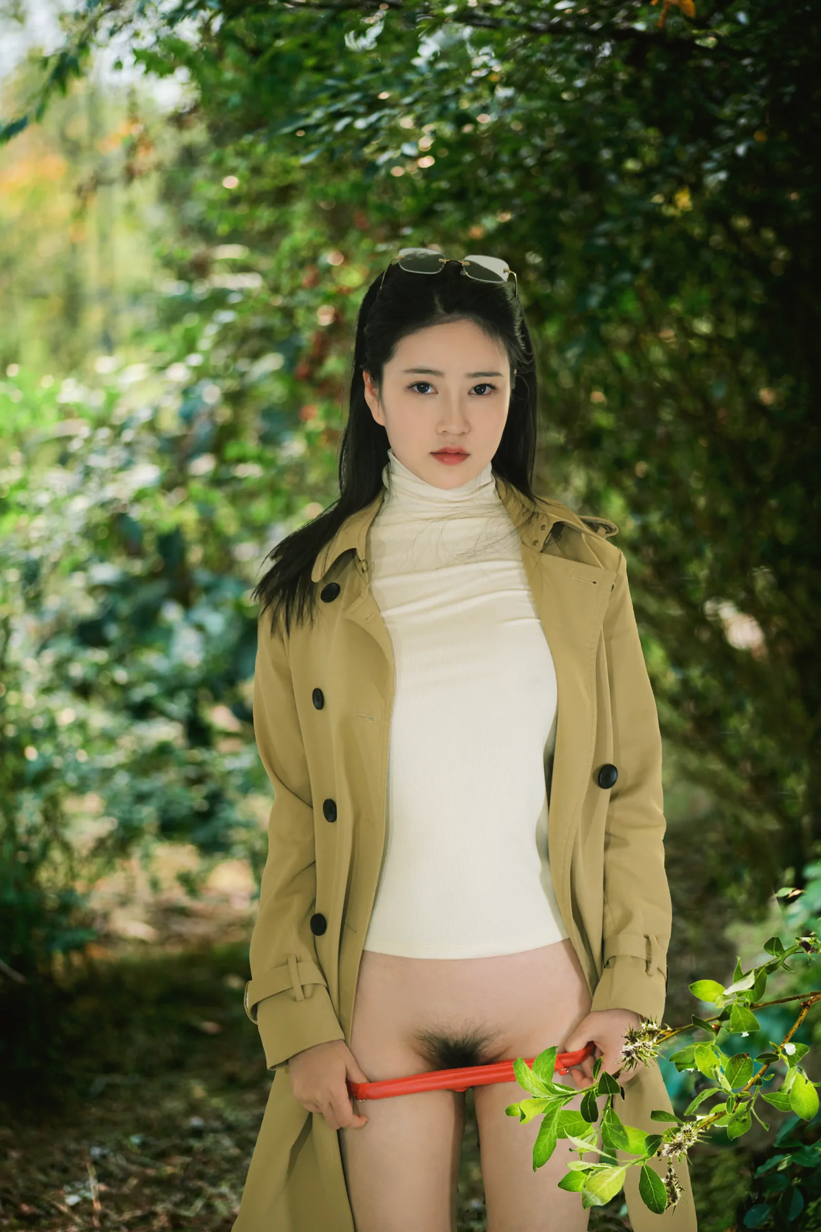 模特魅惑攝影棚寫真 – 雪景奔放風格展現典藏 - 16