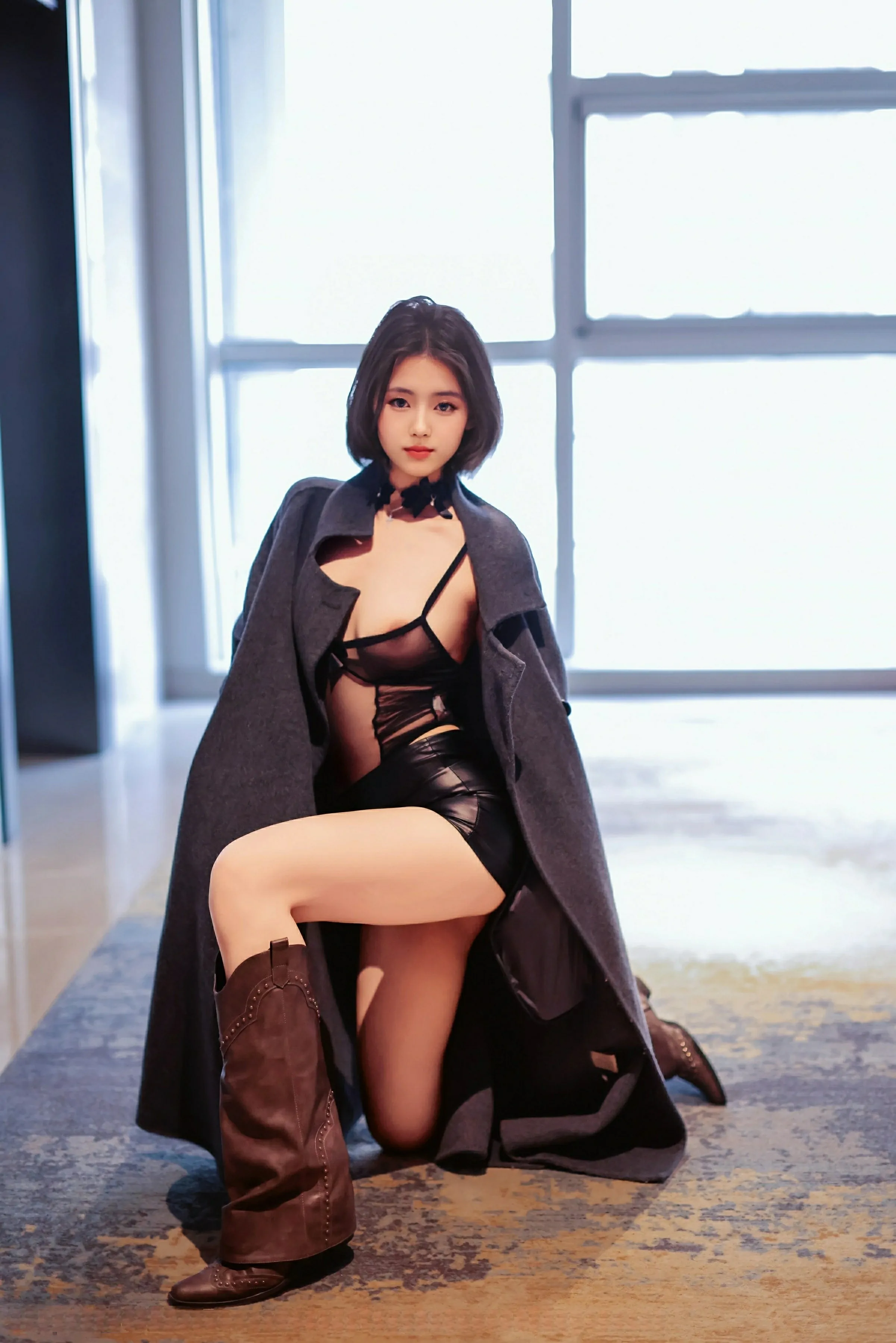 護士魅惑自然光寫真 – 雪景激情風格展現典藏 - 29