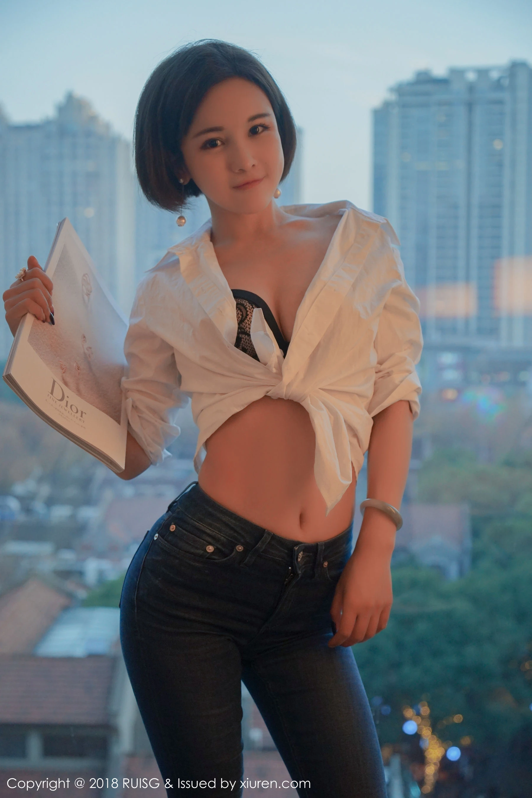 網紅知性攝影棚寫真 – 夏季靜謐風格展現典藏 - 35