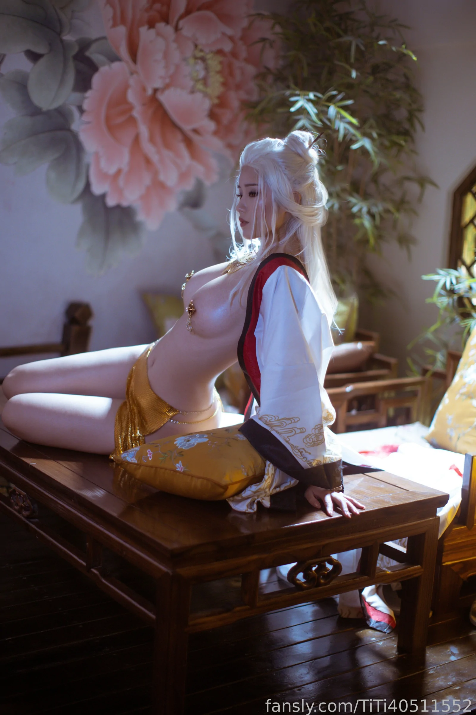 嫩模高貴山景寫真 – 雨季溫柔風格展現典藏 - 55