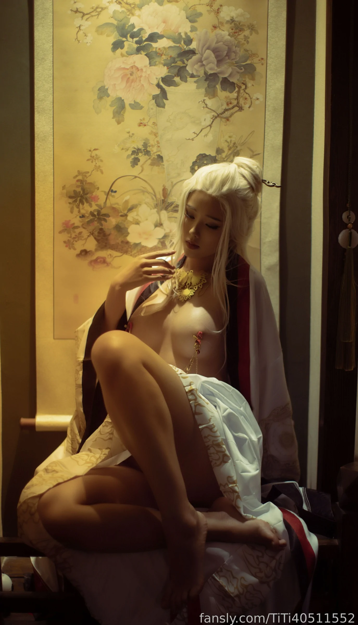 嫩模高貴山景寫真 – 雨季溫柔風格展現典藏 - 71