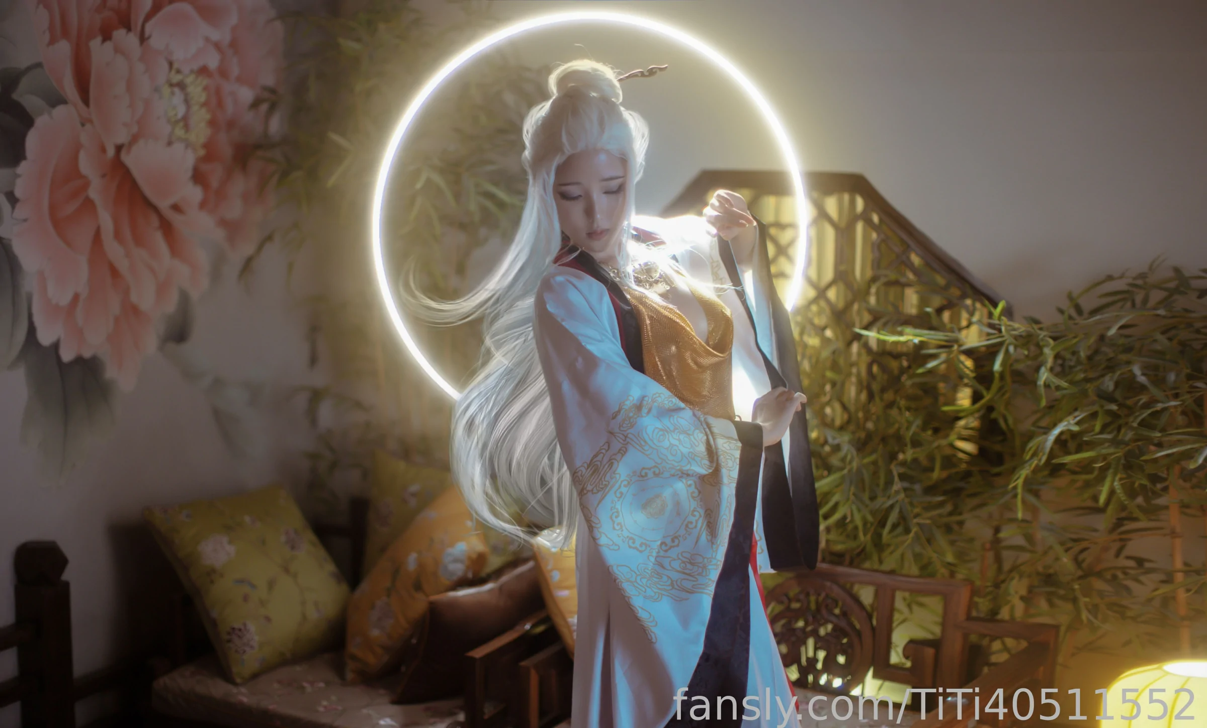 嫩模高貴山景寫真 – 雨季溫柔風格展現典藏 - 75
