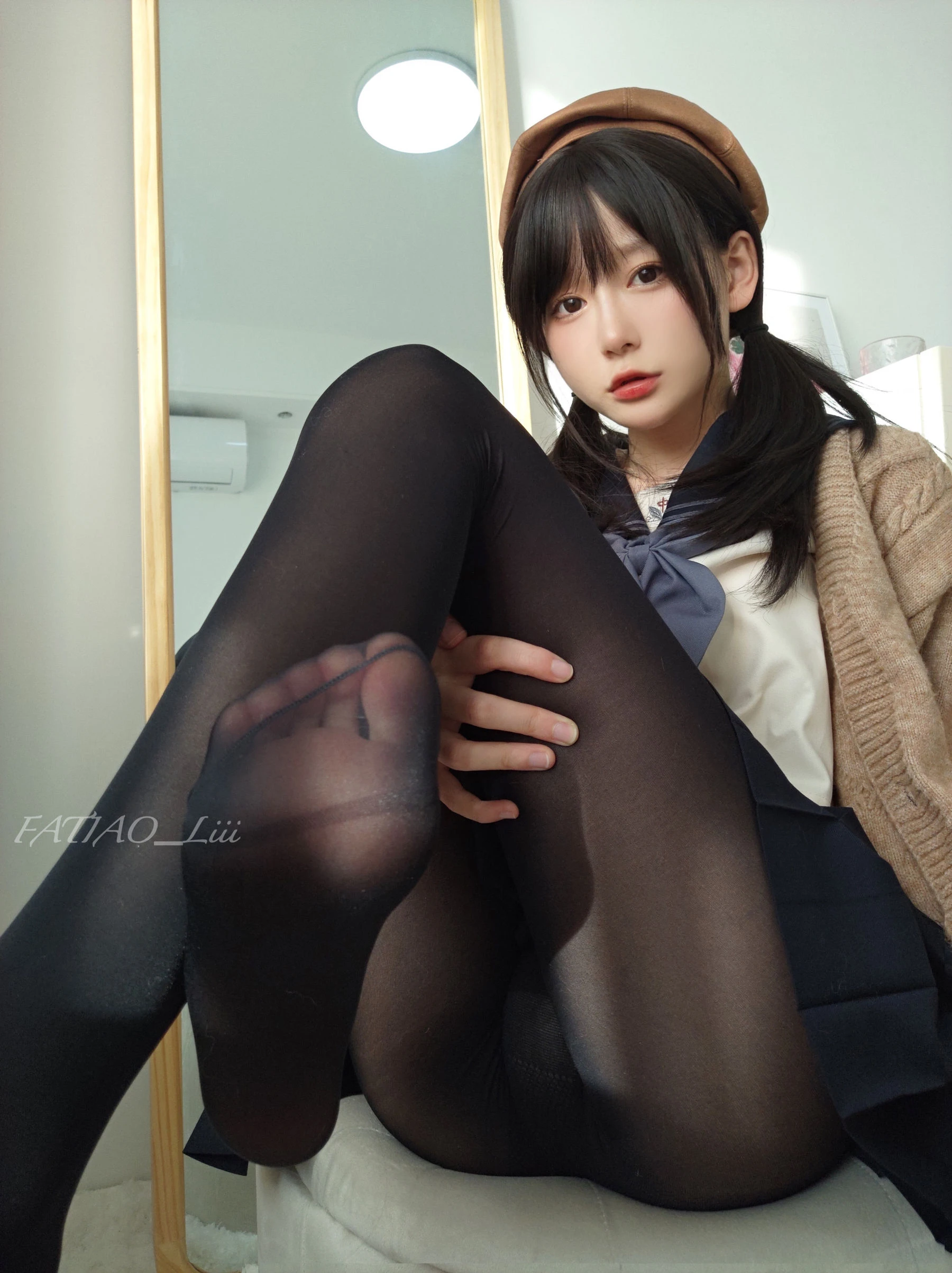 櫻花季限定模特甜美寫真集 – 室內激情瞬間捕捉珍藏 - 27