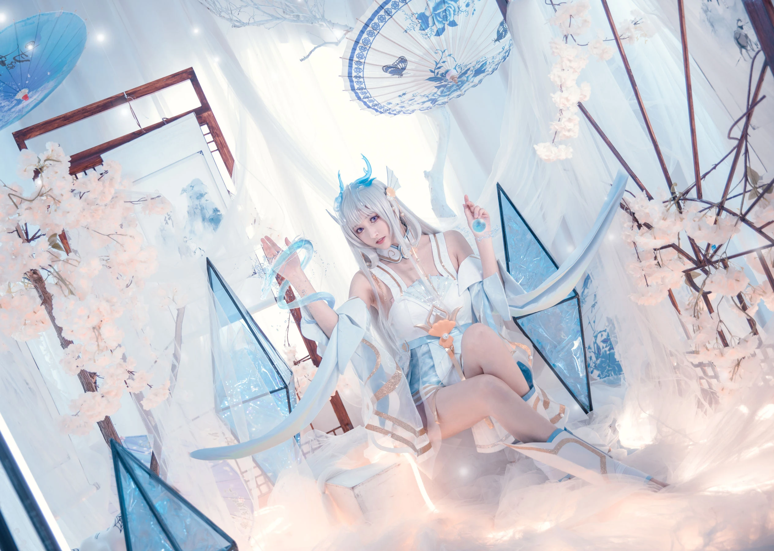 嫩模活潑街拍寫真 – 雪景浪漫風格展現珍藏 - 6