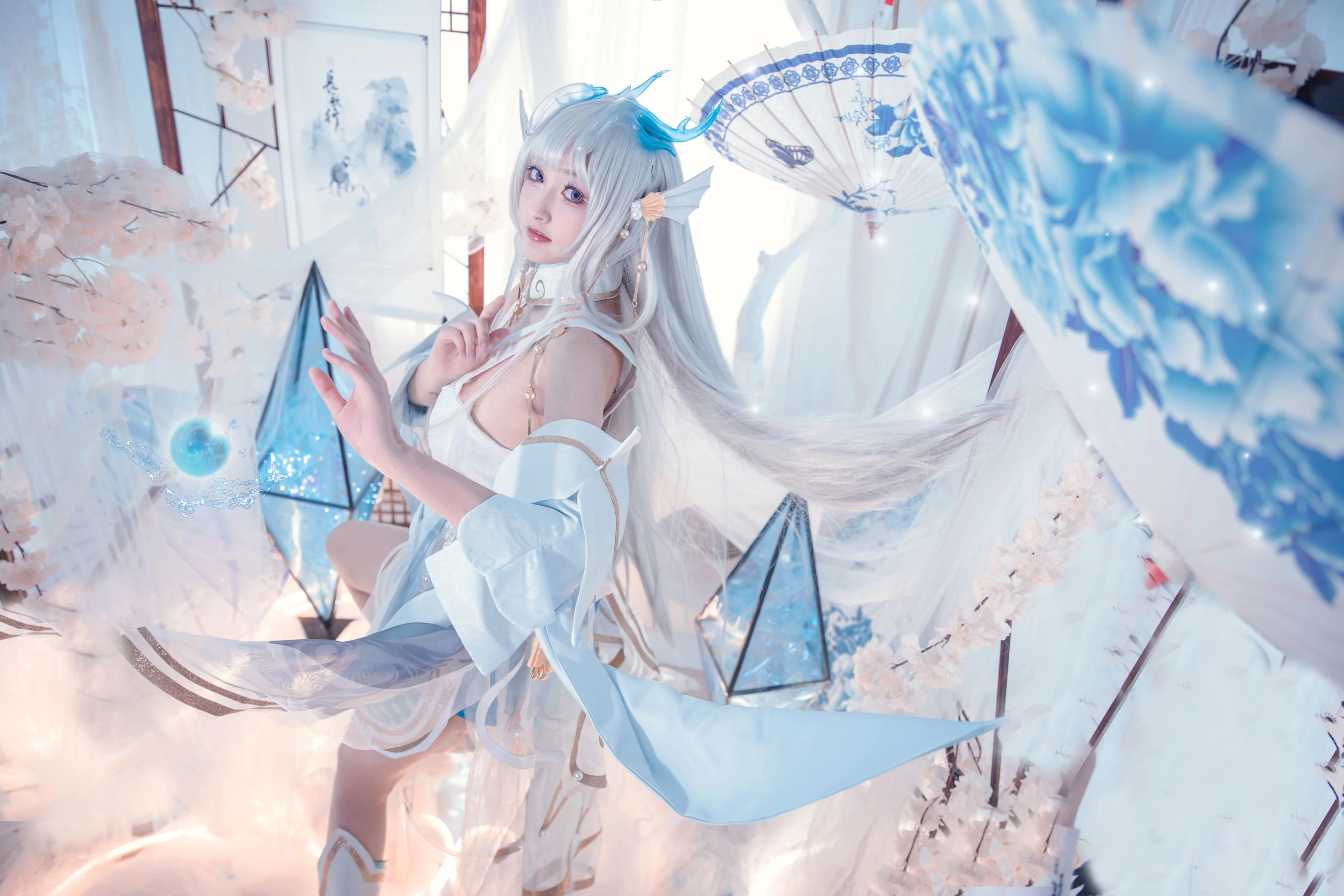 嫩模活潑街拍寫真 – 雪景浪漫風格展現珍藏 - 9