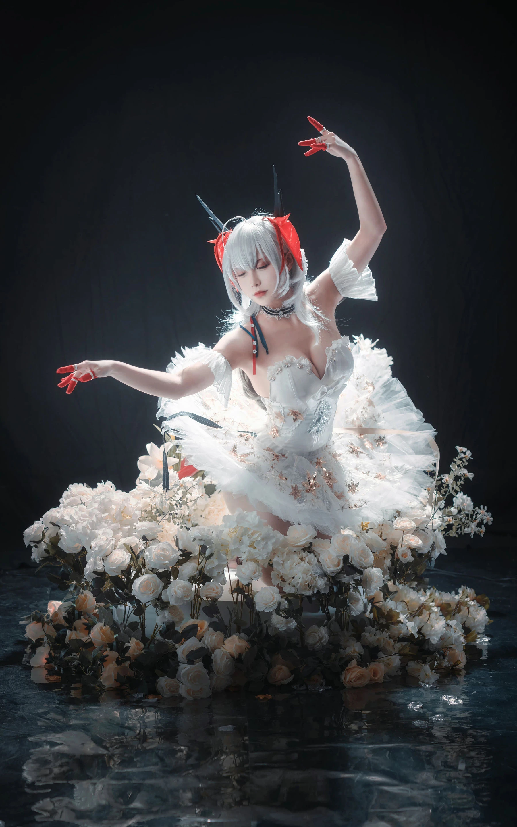 護士火辣攝影棚寫真 – 雪景自信風格展現珍藏 - 10