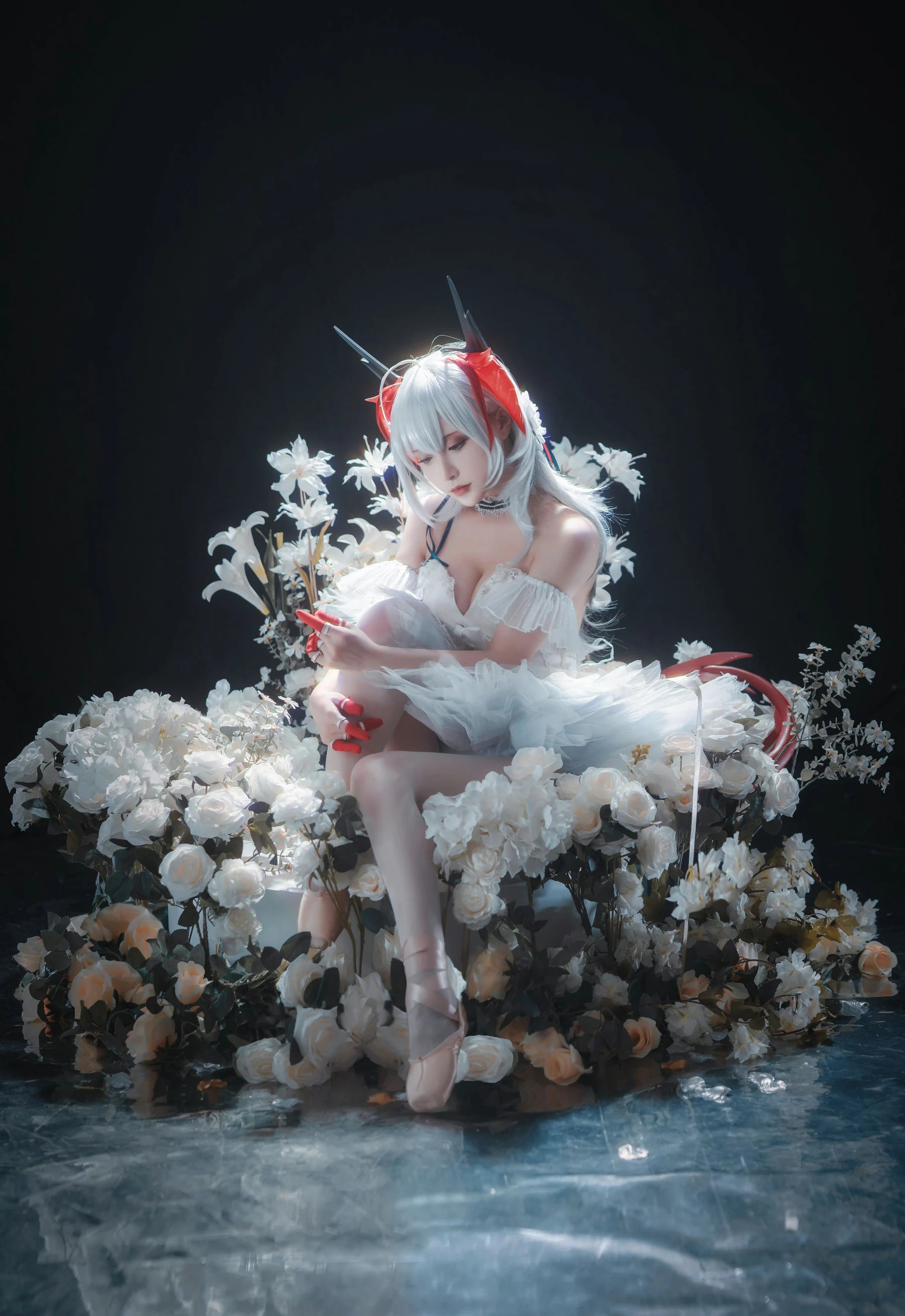 護士火辣攝影棚寫真 – 雪景自信風格展現珍藏 - 12
