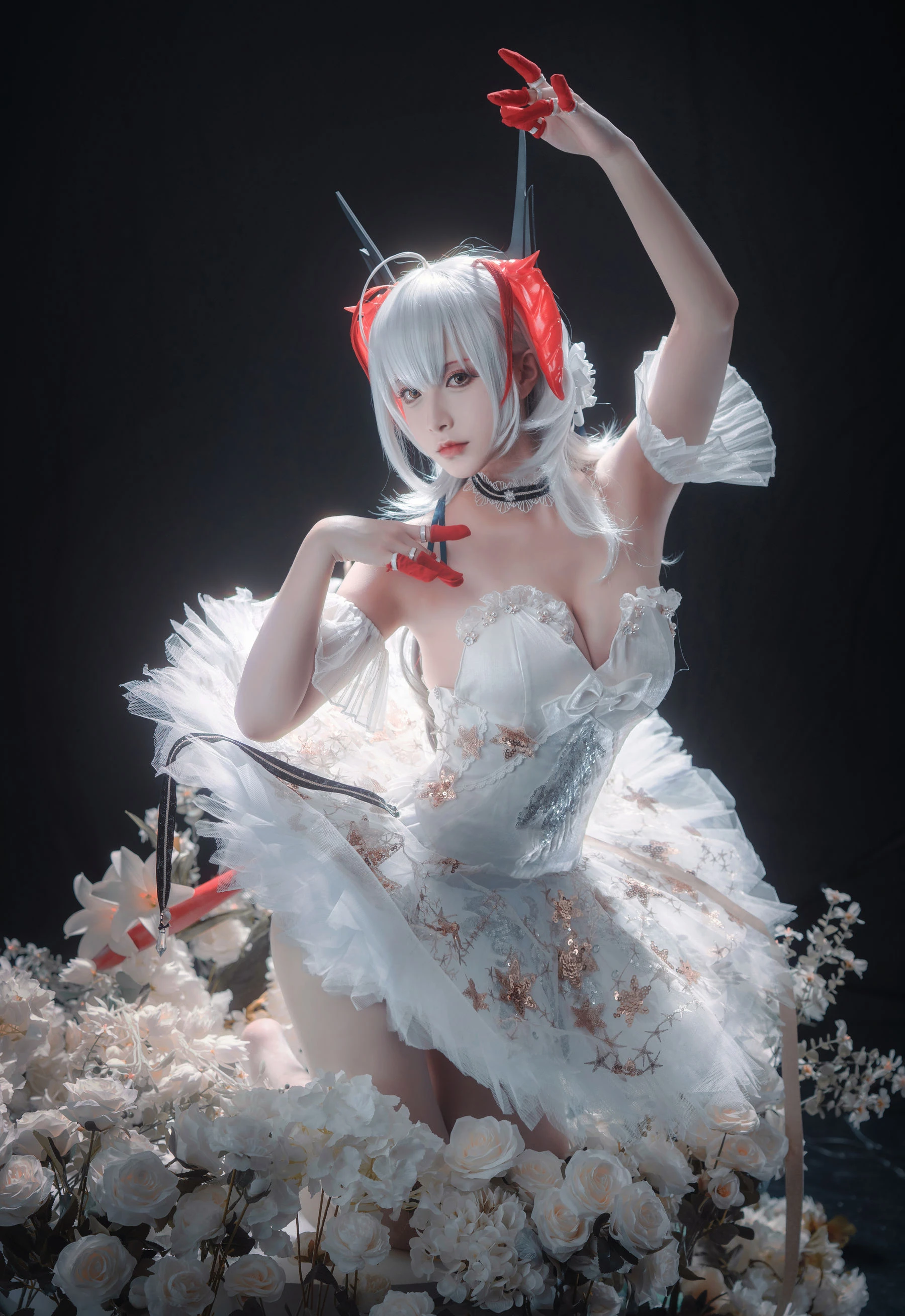 護士火辣攝影棚寫真 – 雪景自信風格展現珍藏 - 14