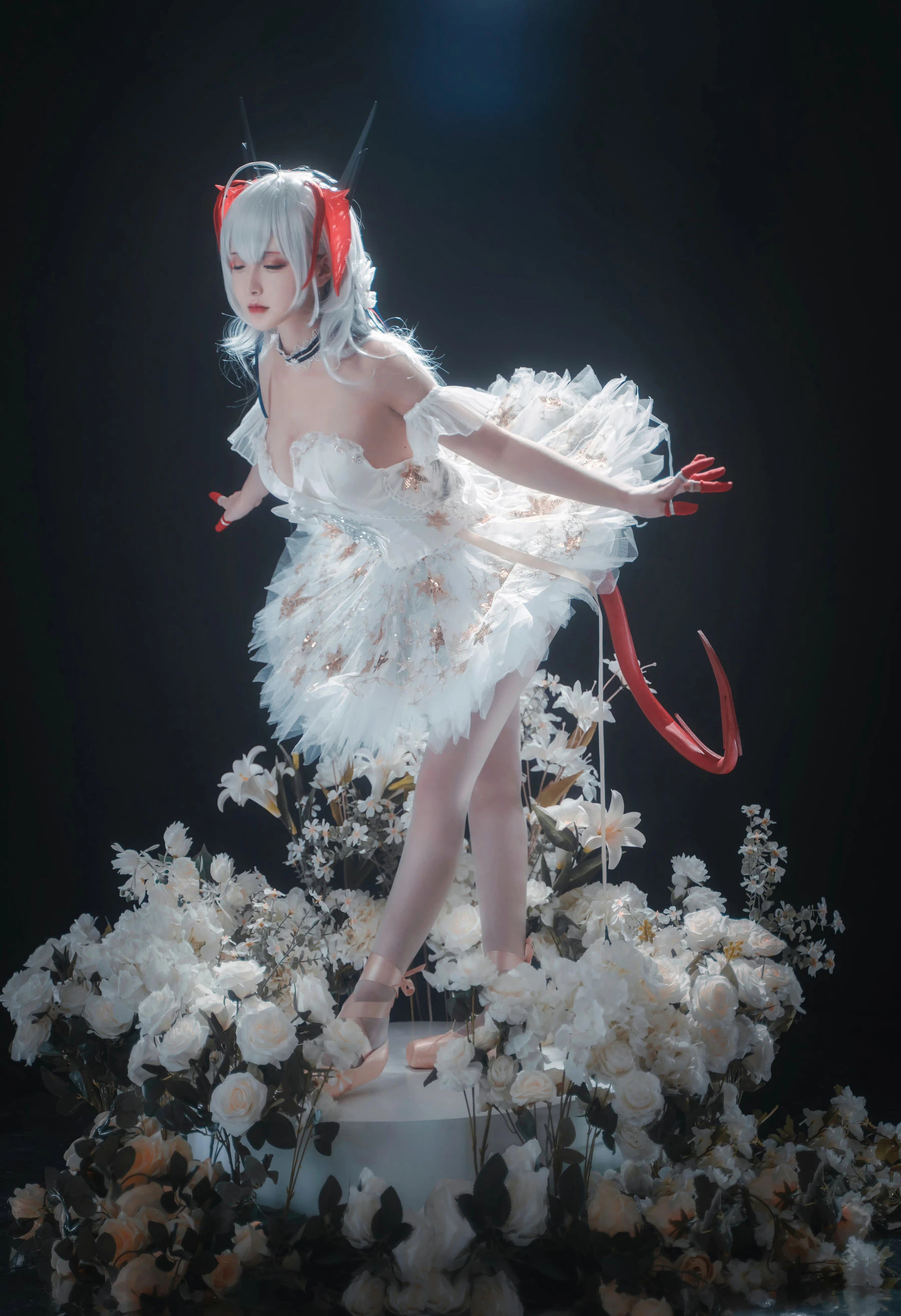 護士火辣攝影棚寫真 – 雪景自信風格展現珍藏 - 15