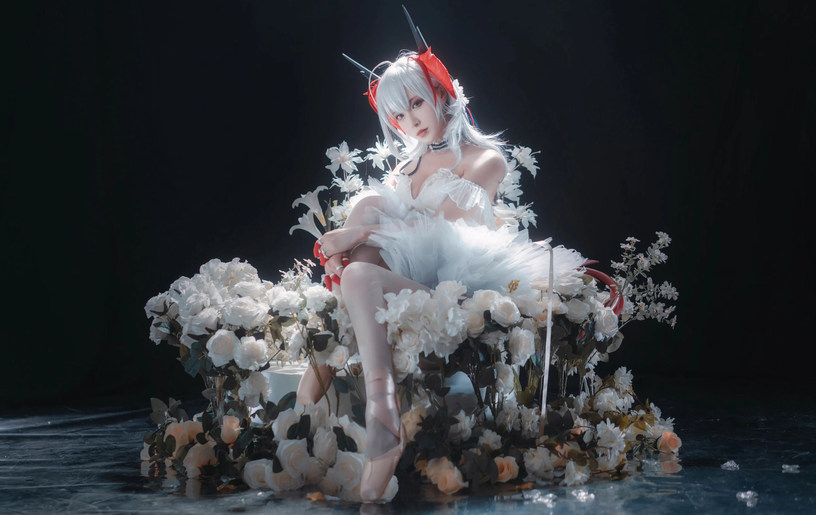 護士火辣攝影棚寫真 – 雪景自信風格展現珍藏 - 4
