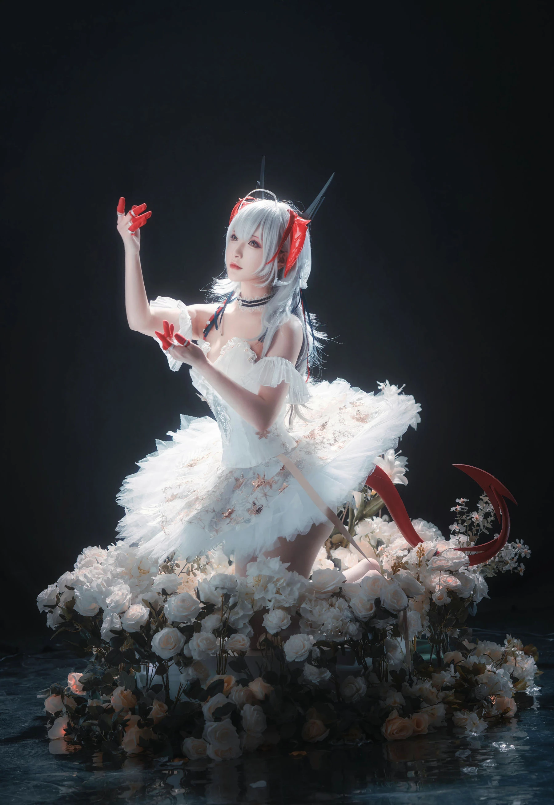 護士火辣攝影棚寫真 – 雪景自信風格展現珍藏 - 8