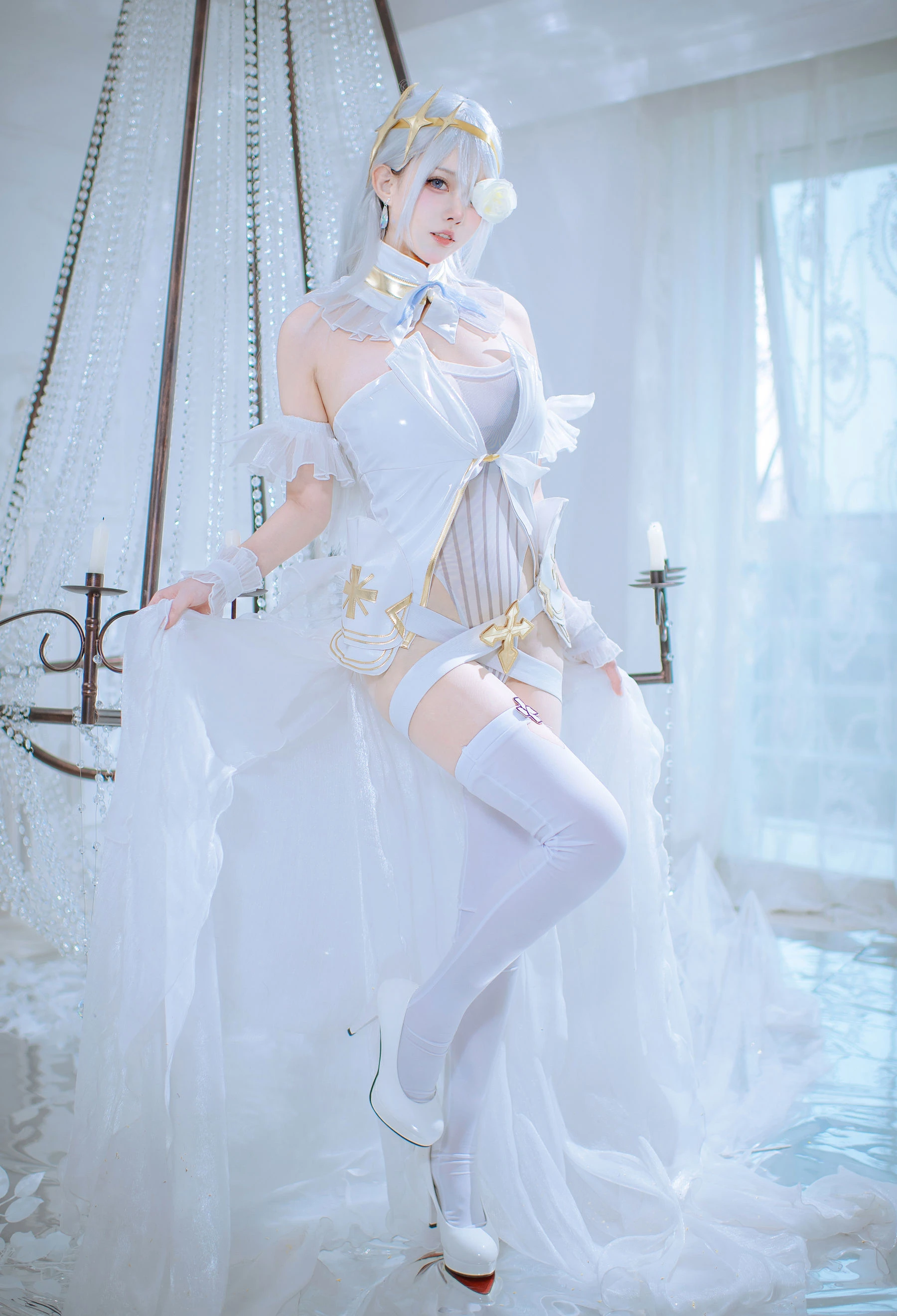 校花性感自然光寫真 – 夏日神秘風格展現珍藏 - 11