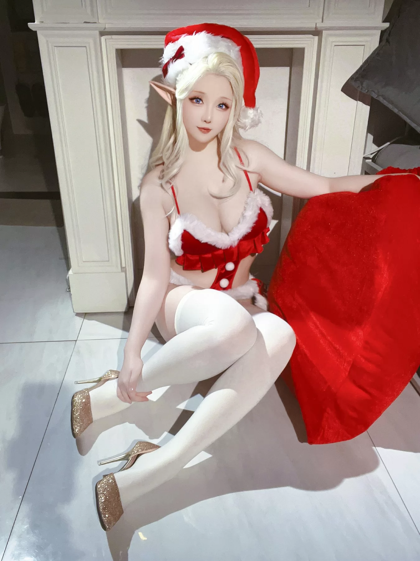 嫩模知性室內寫真 – 夏季溫柔風格展現典藏 - 98