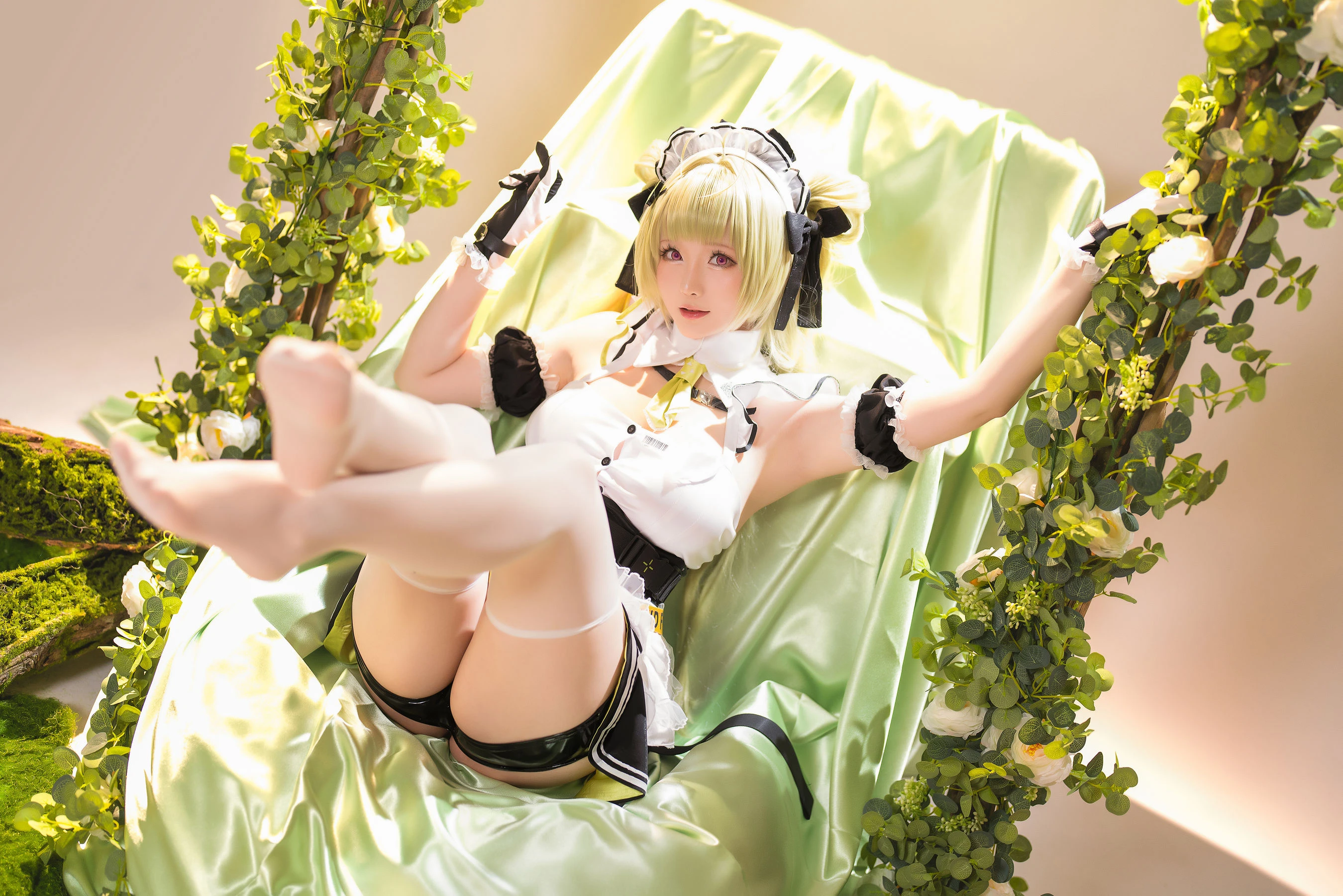 嫩模甜美街拍寫真 – 櫻花季活力風格展現珍藏 - 43