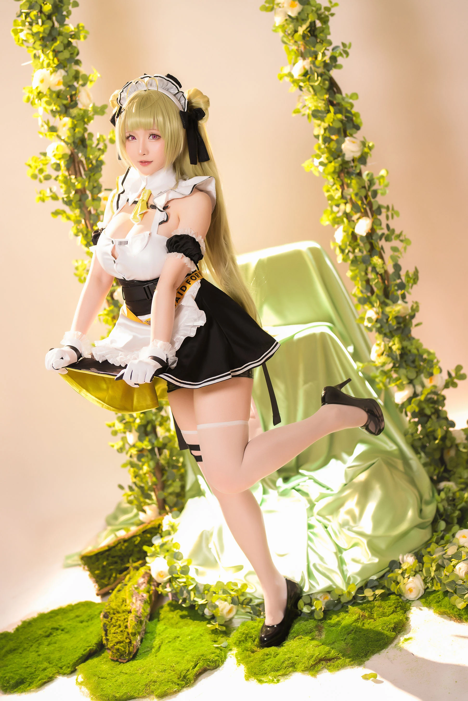 嫩模甜美街拍寫真 – 櫻花季活力風格展現珍藏 - 64