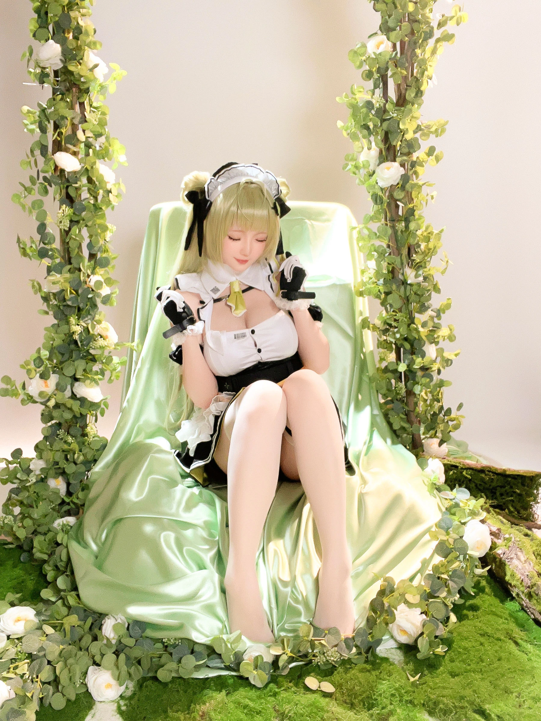 嫩模甜美街拍寫真 – 櫻花季活力風格展現珍藏 - 84