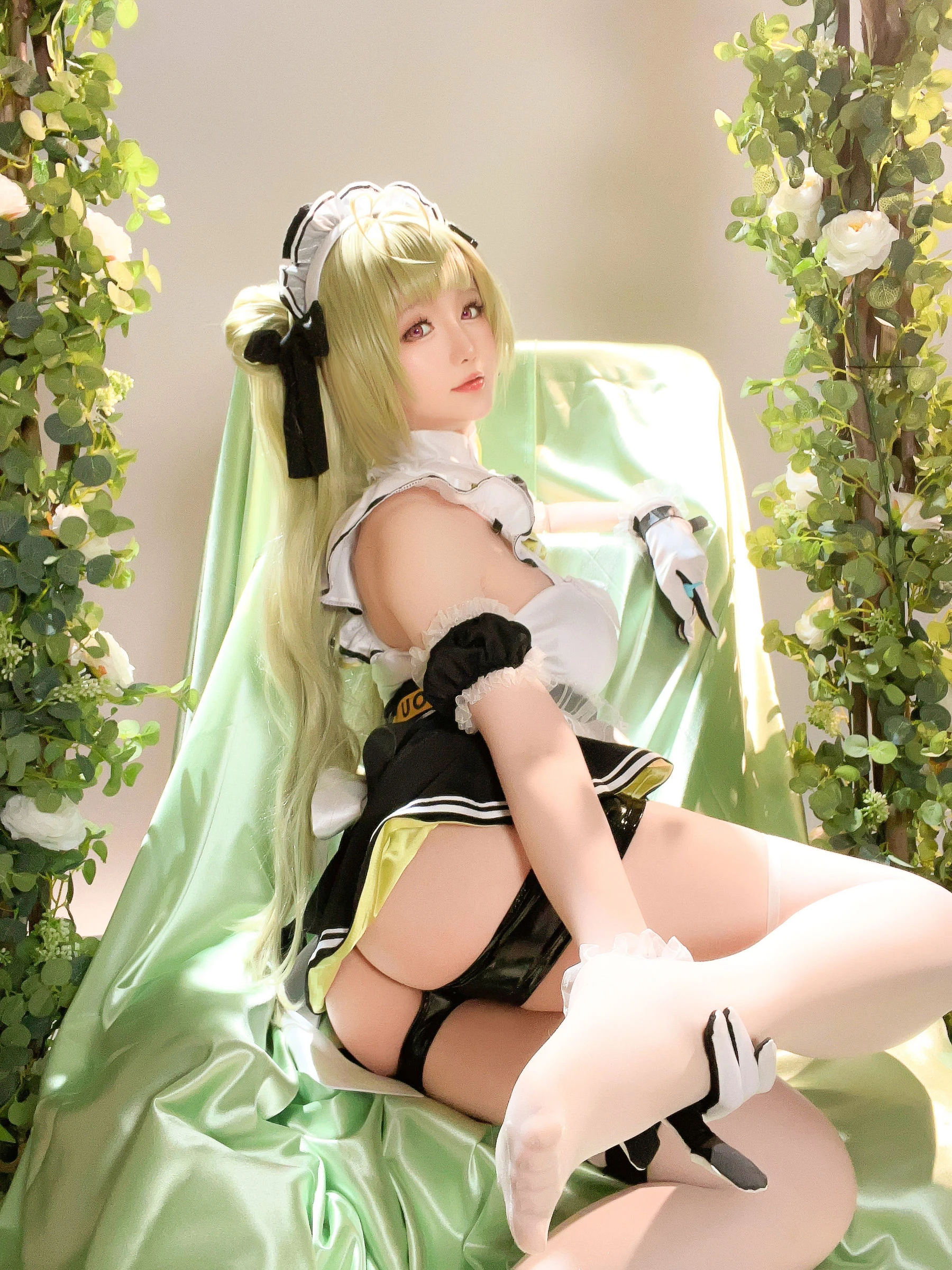 嫩模甜美街拍寫真 – 櫻花季活力風格展現珍藏 - 87