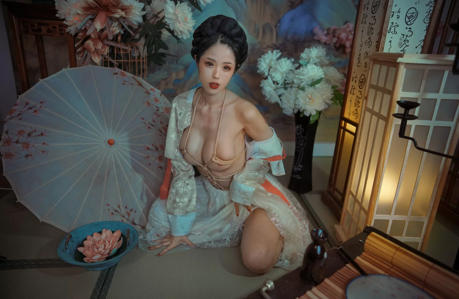 [熟女]高心怡室內高清大片珍藏：高心怡甜美演繹曲線完美神韻綻放寫真藝術 - 11