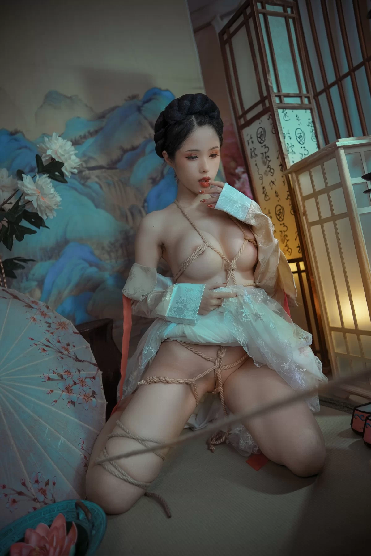 [熟女]高心怡室內高清大片珍藏：高心怡甜美演繹曲線完美神韻綻放寫真藝術 - 15