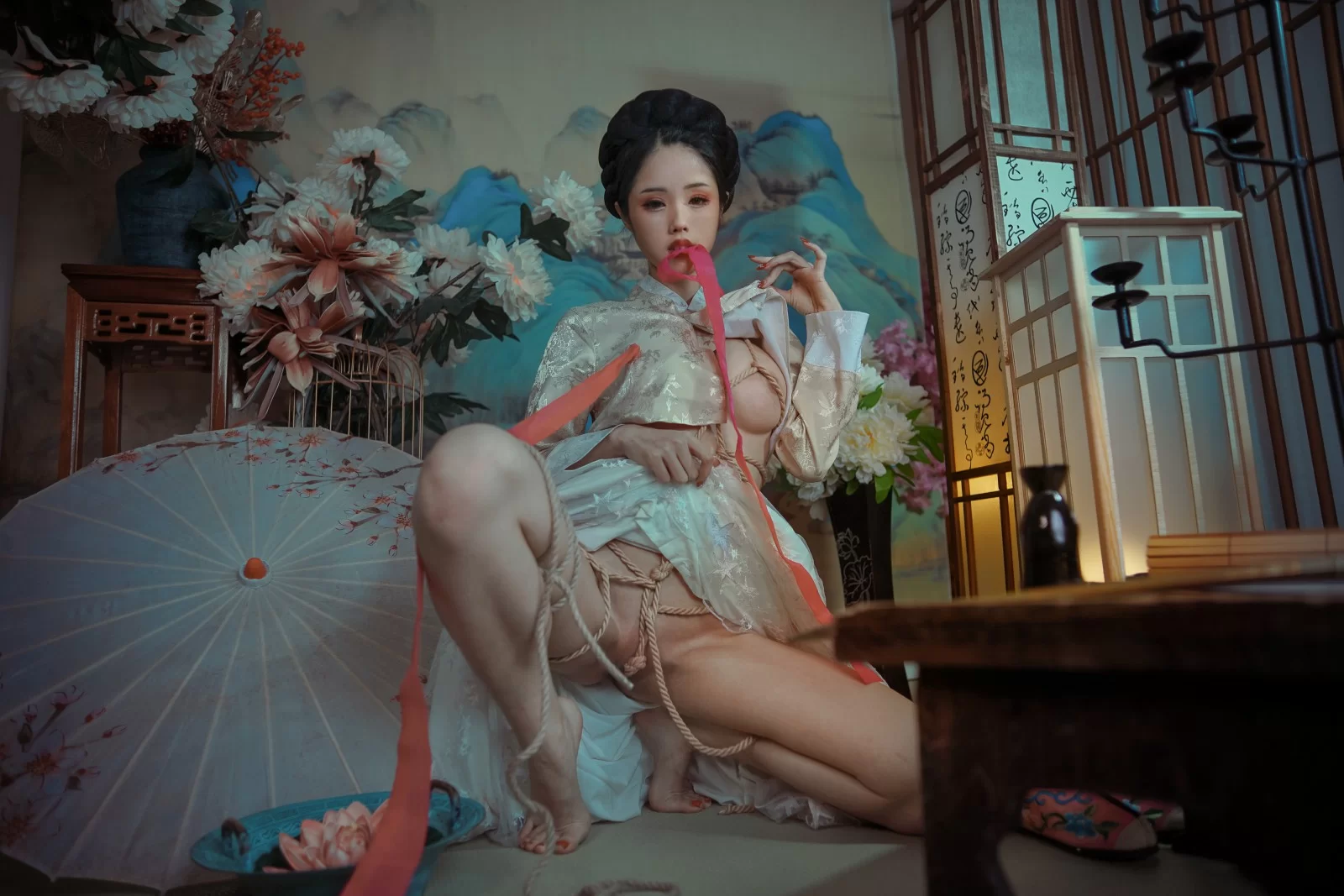 [熟女]高心怡室內高清大片珍藏：高心怡甜美演繹曲線完美神韻綻放寫真藝術 - 24