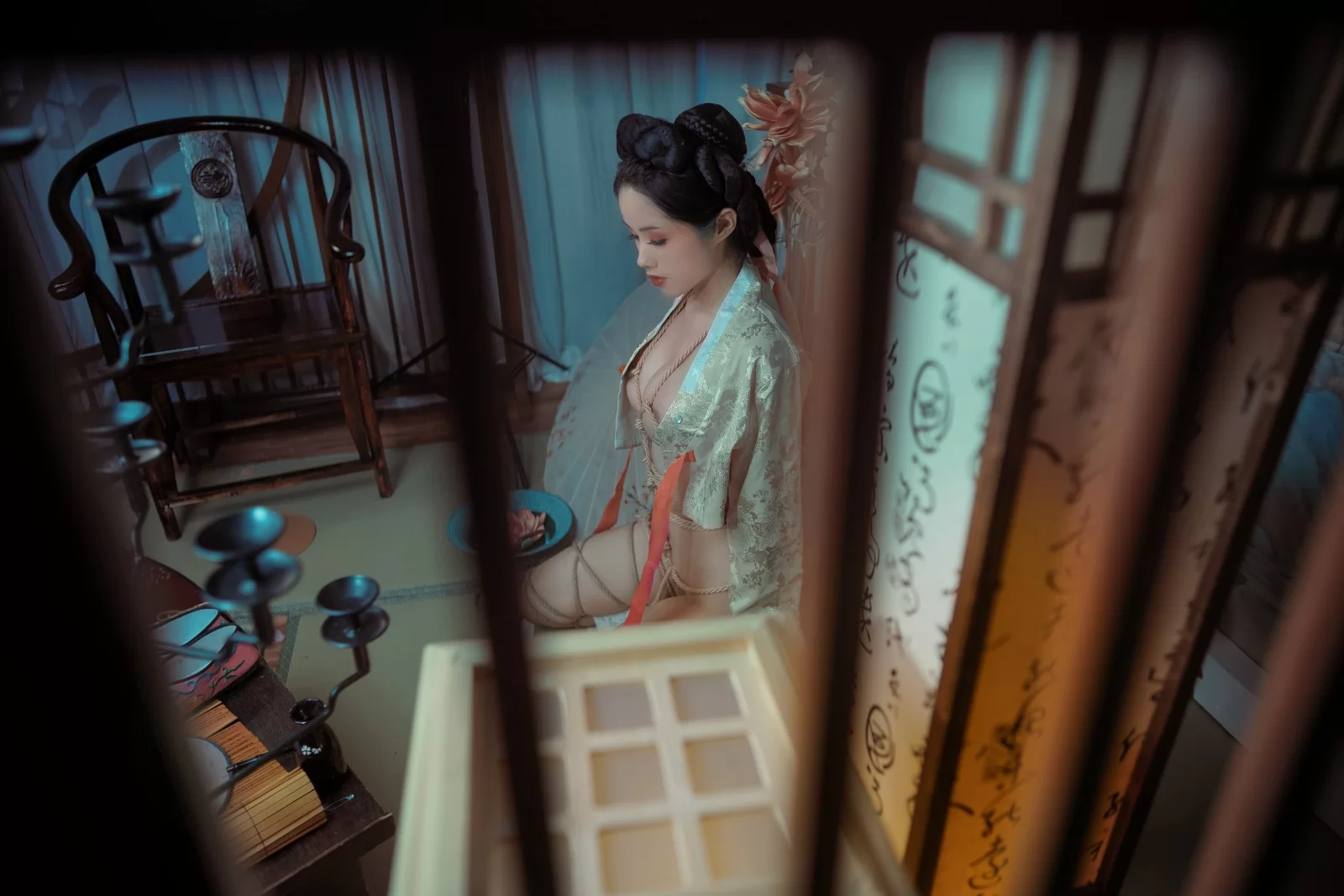 [熟女]高心怡室內高清大片珍藏：高心怡甜美演繹曲線完美神韻綻放寫真藝術 - 39