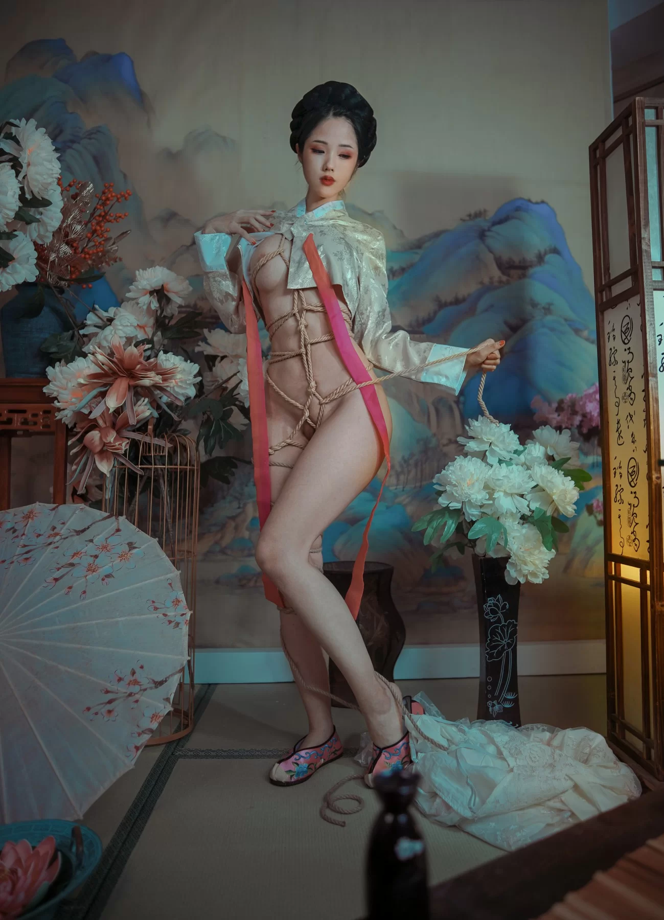 [熟女]高心怡室內高清大片珍藏：高心怡甜美演繹曲線完美神韻綻放寫真藝術 - 47