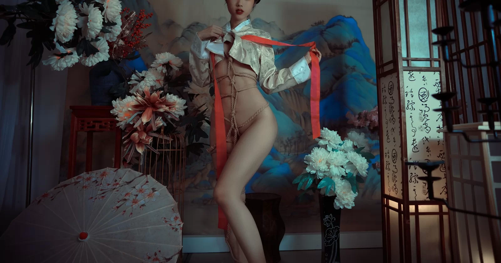 [熟女]高心怡室內高清大片珍藏：高心怡甜美演繹曲線完美神韻綻放寫真藝術 - 49
