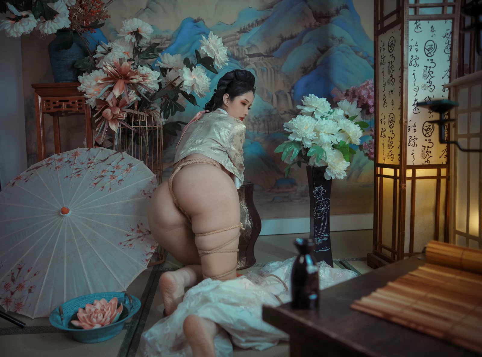 [熟女]高心怡室內高清大片珍藏：高心怡甜美演繹曲線完美神韻綻放寫真藝術 - 53