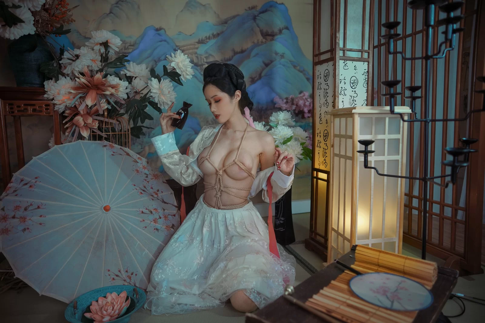 [熟女]高心怡室內高清大片珍藏：高心怡甜美演繹曲線完美神韻綻放寫真藝術 - 8