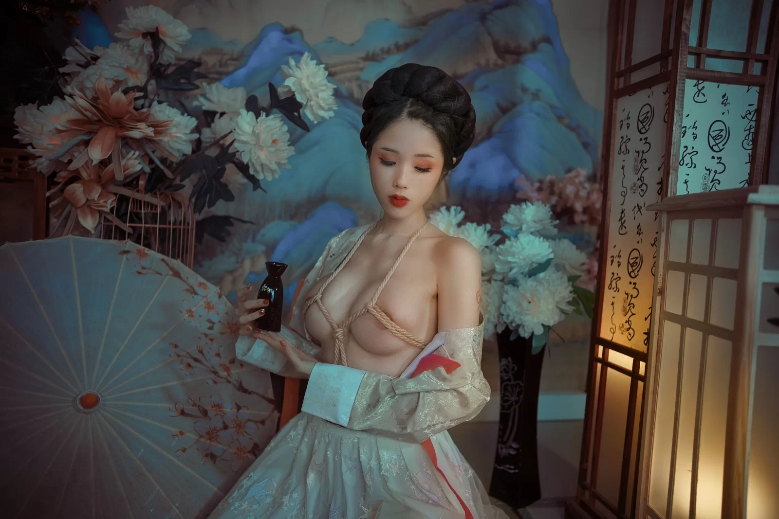 [熟女]高心怡室內高清大片珍藏：高心怡甜美演繹曲線完美神韻綻放寫真藝術 - 9
