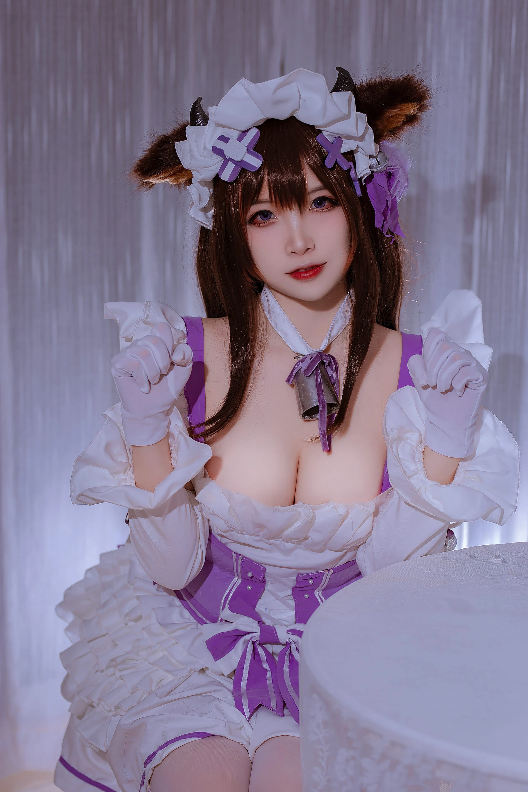 [美模]謝雨菲謝雨菲私藏高清大片：寫真館清純魅力彰顯翹臀寫真合集 - 28