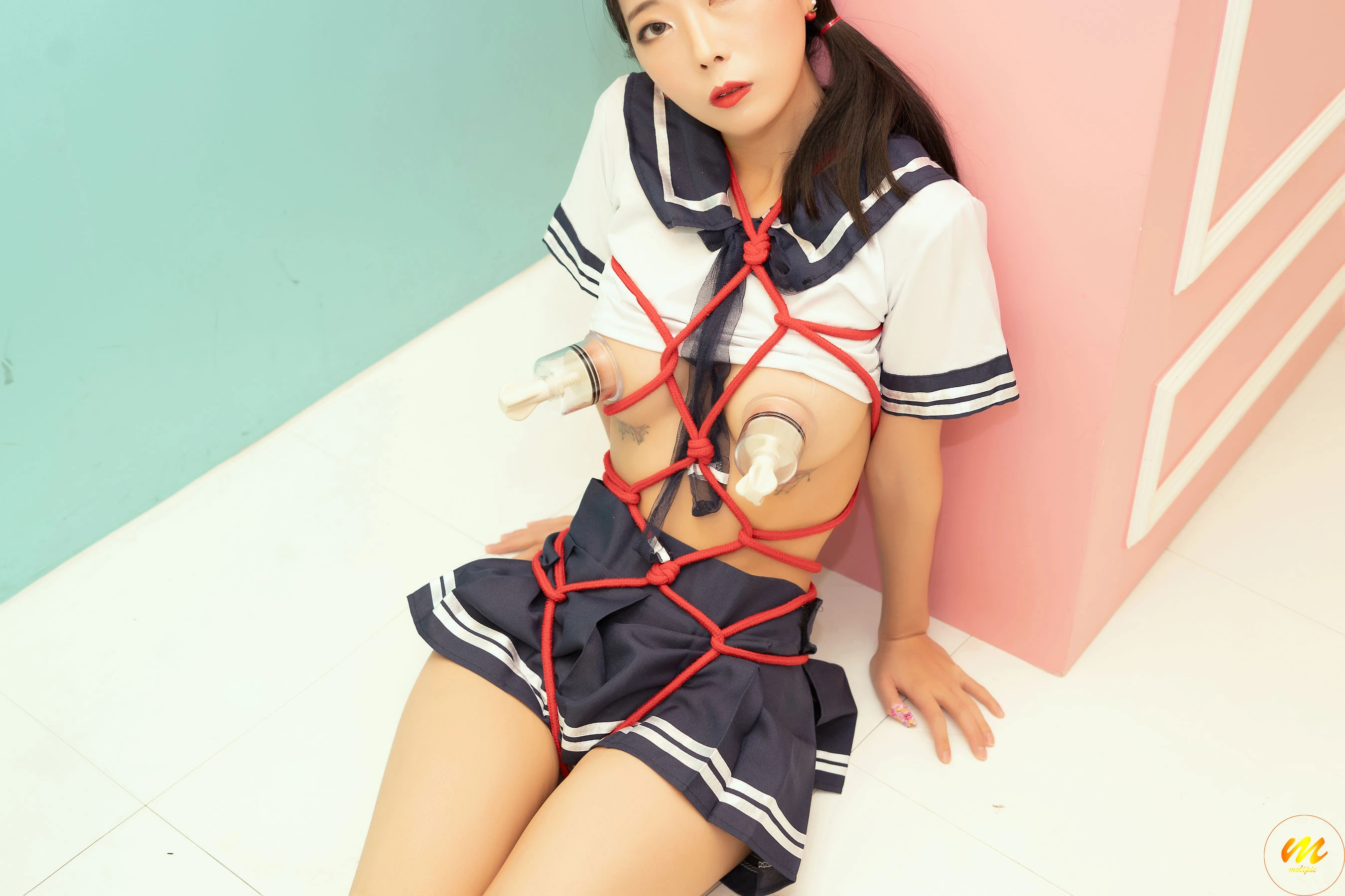 [麻豆]馬思穎攝影棚獨家寫真珍藏：馬思穎性感演繹翹臀完美神韻凸顯寫真藝術 - 39